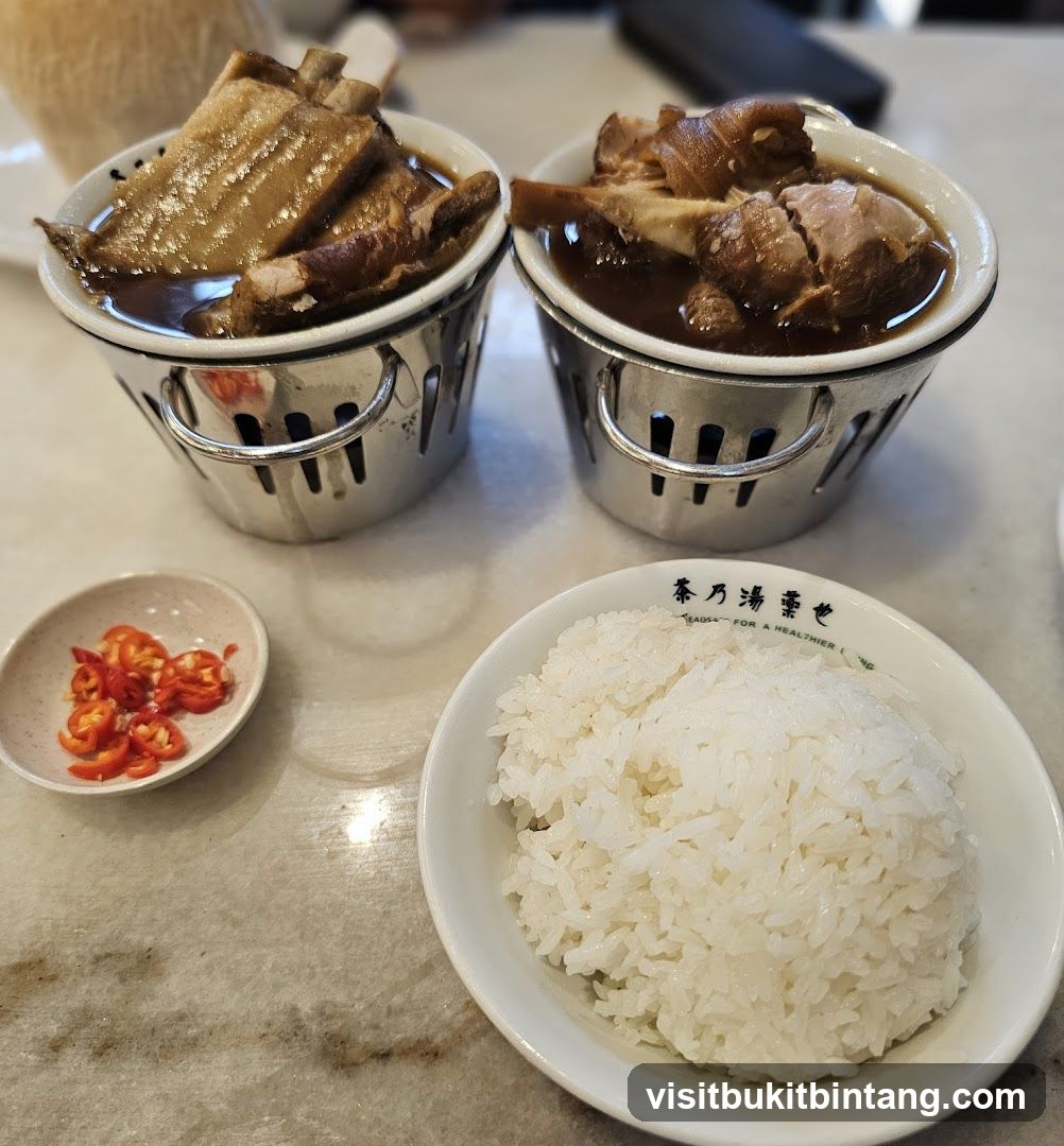 Pork Rib Soup with Rice