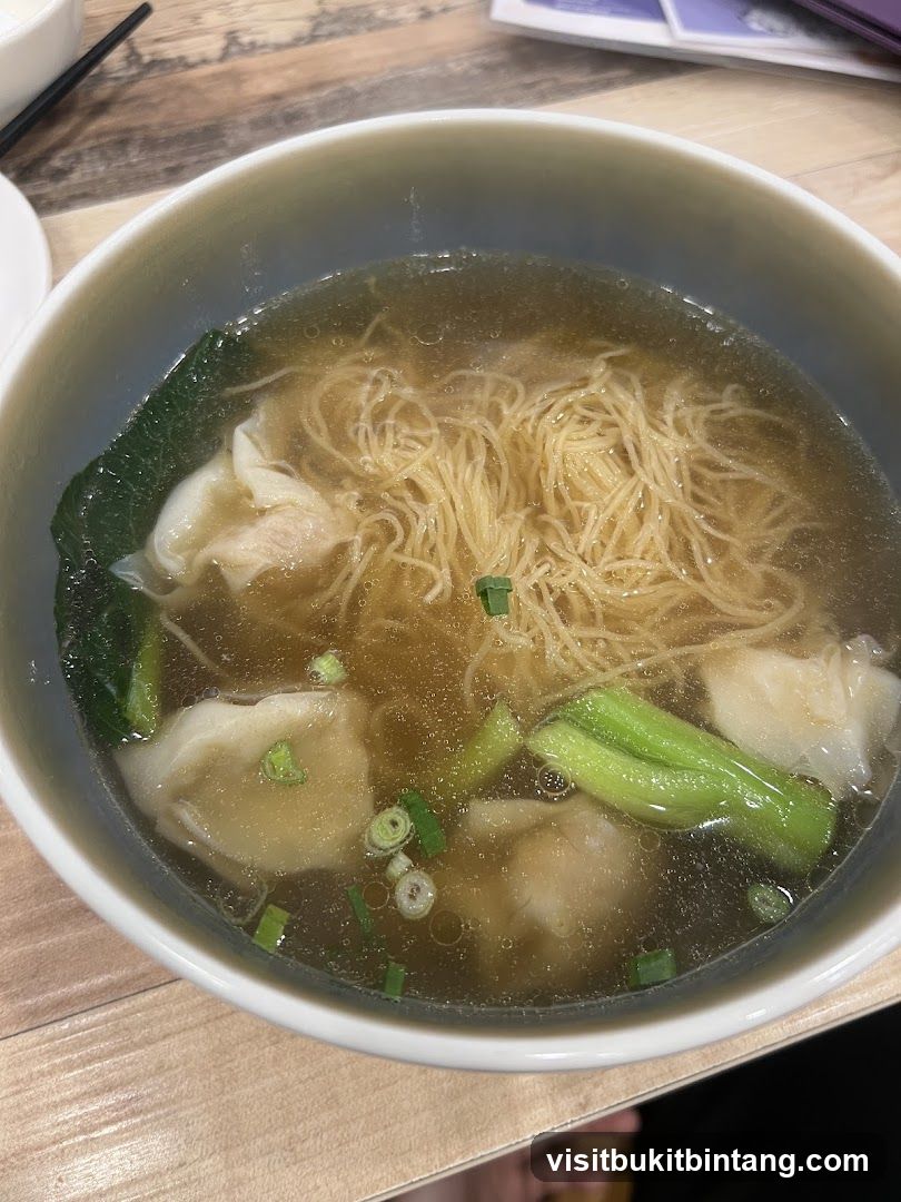 Wonton Noodle Soup