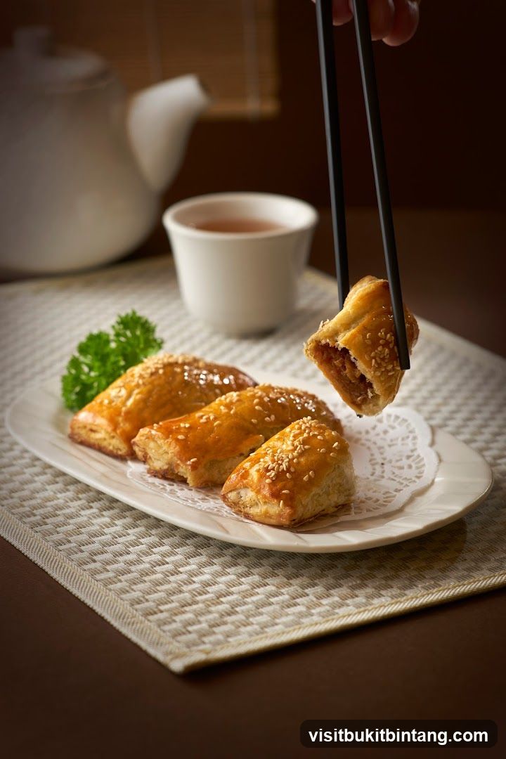 Savory Pastries with Tea