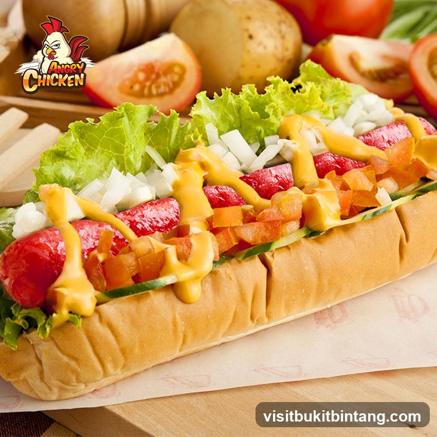 Hot Dog with Toppings