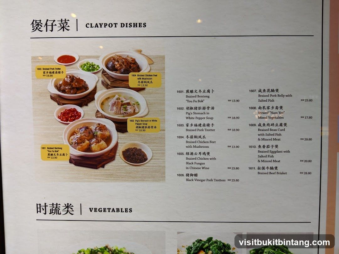 CLAYPOT DISHES