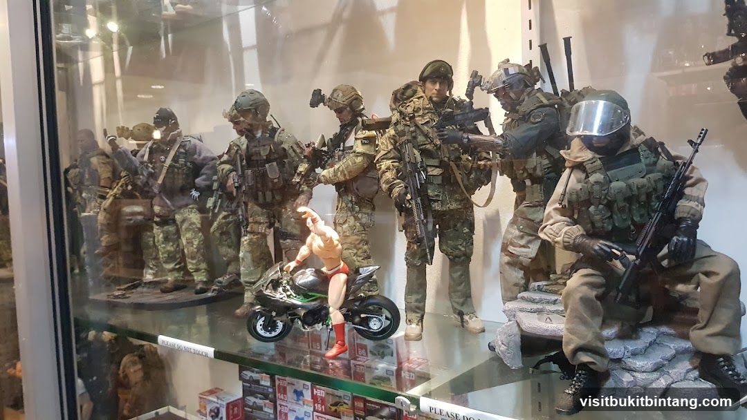Display of Action Figures