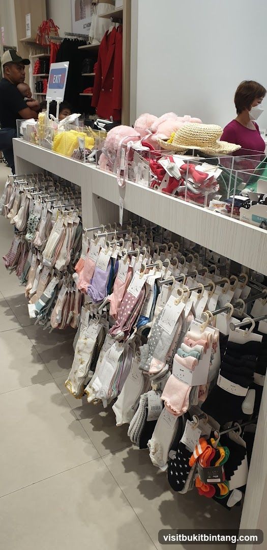 Socks and accessories display