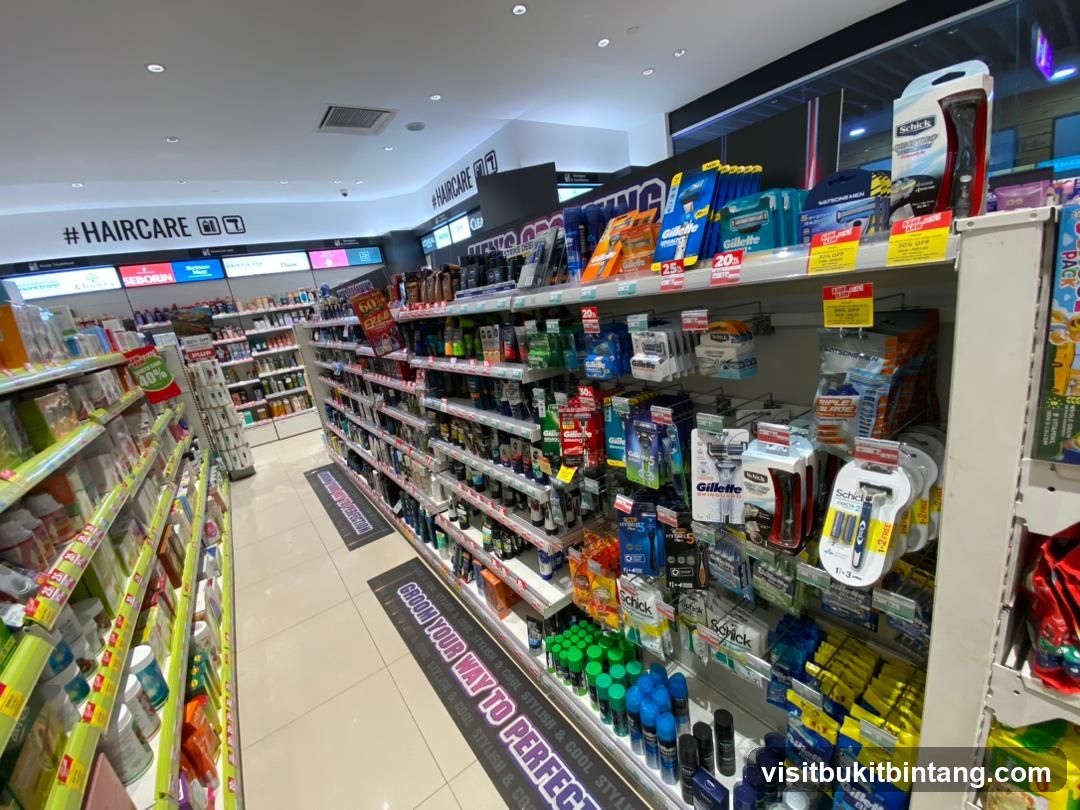 Grooming Products Aisle