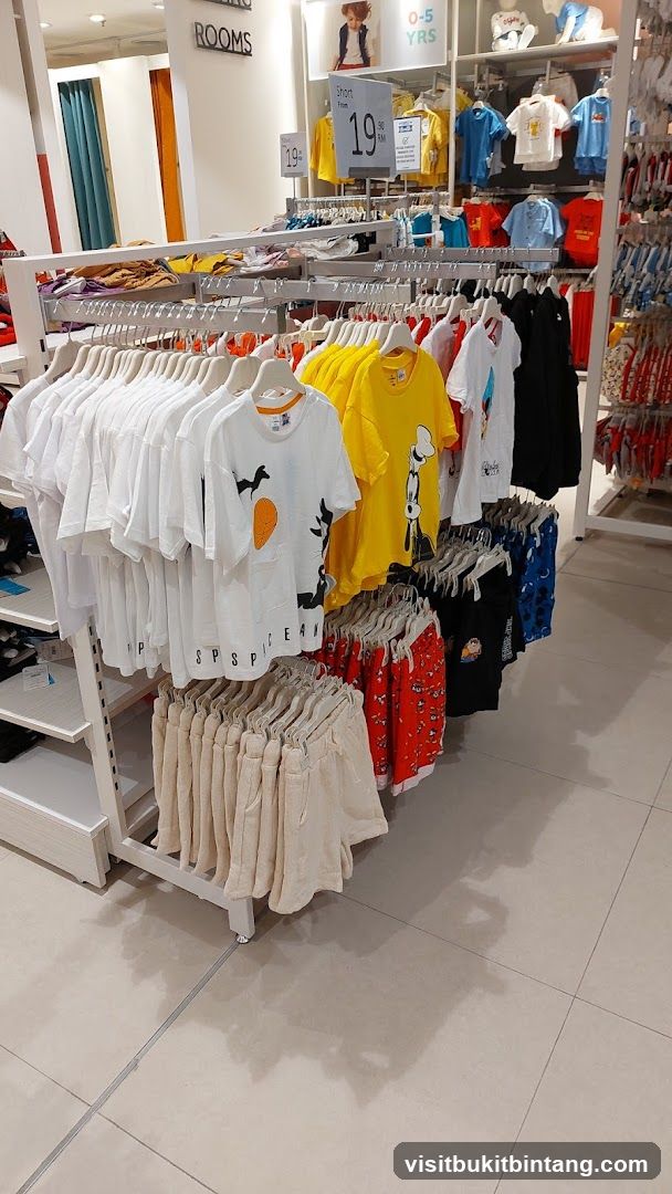 Children's Clothing Display