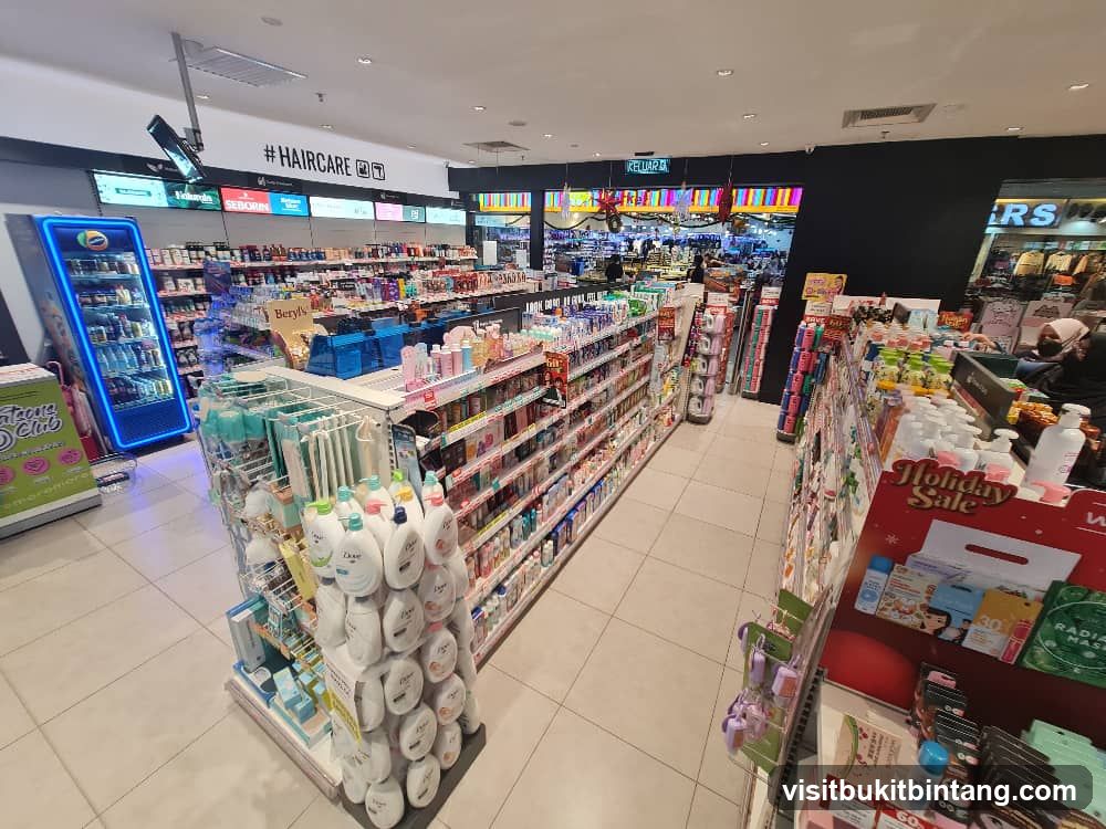 Store Interior with Health and Beauty Products