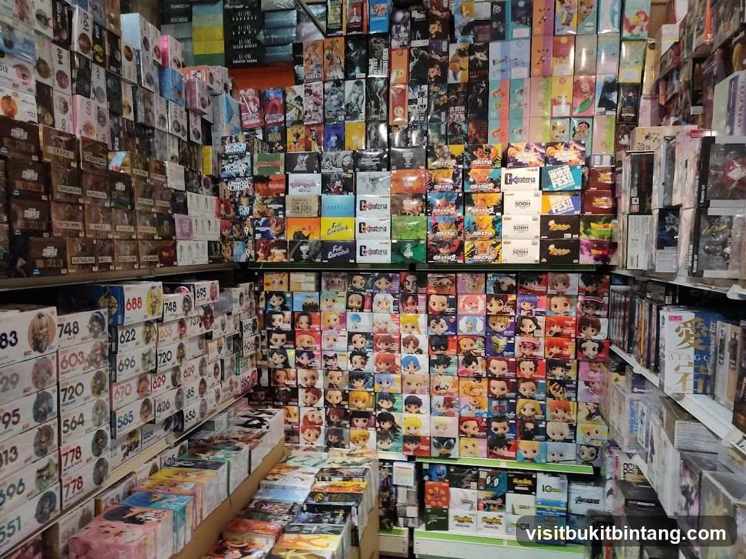 Store filled with anime merchandise