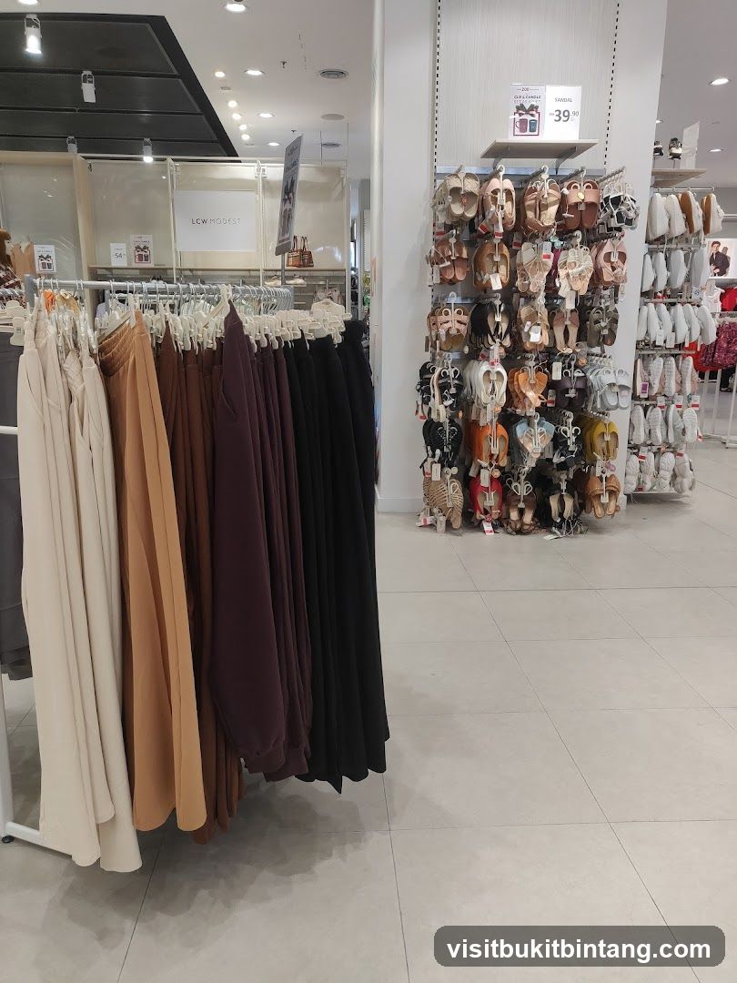 Clothing and Shoe Store Interior