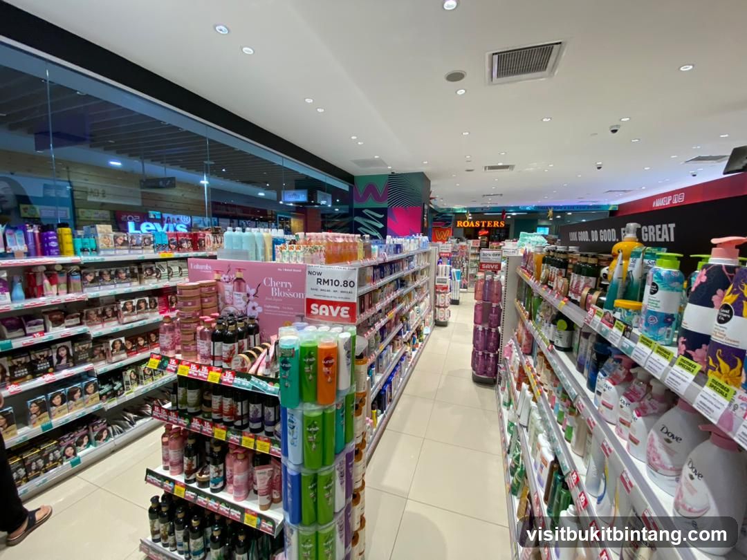 Cosmetics and Personal Care Aisle