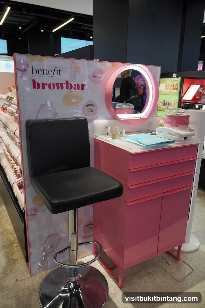 Benefit Browbar Beauty Lounge Display