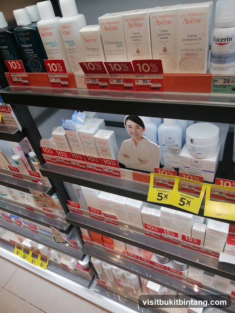 Skincare Products on Shelves