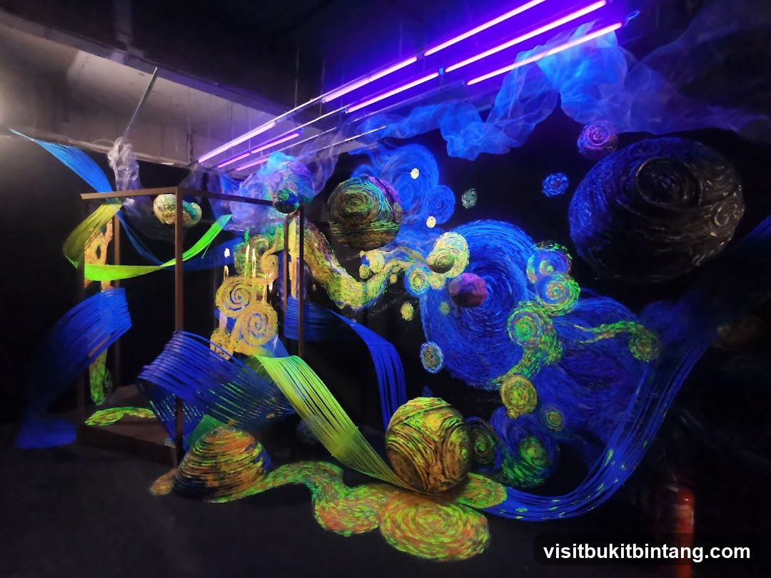 UV Art Installation