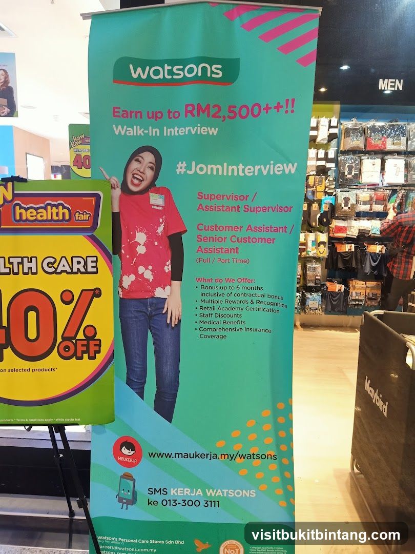 Watsons Recruitment Banner