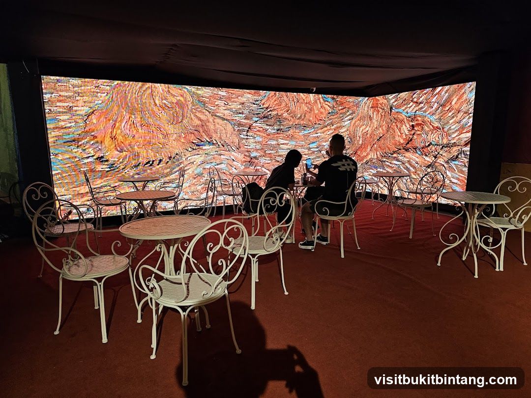 Artistic Display with Seating Area