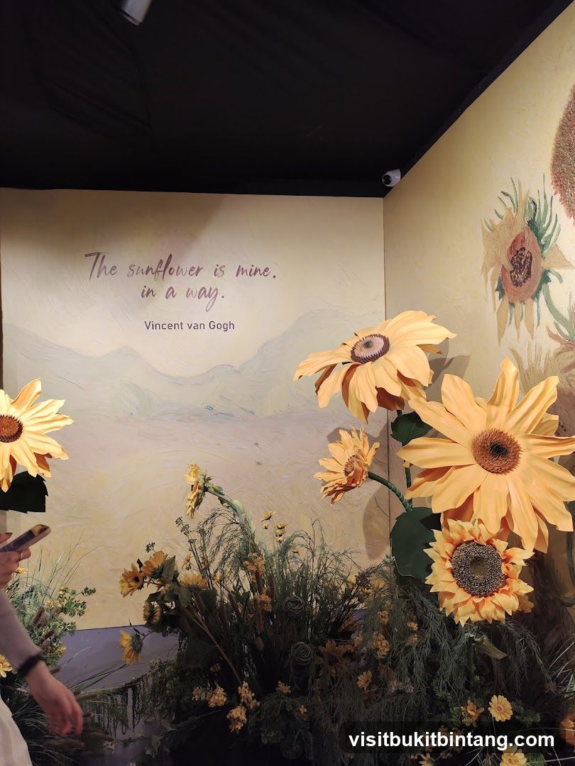 Van Gogh Inspired Sunflower Display