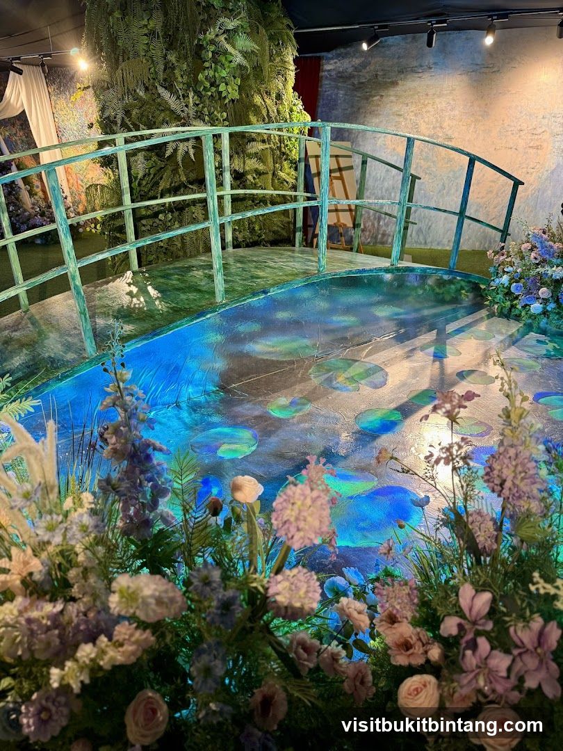 Monet-inspired Garden Scene