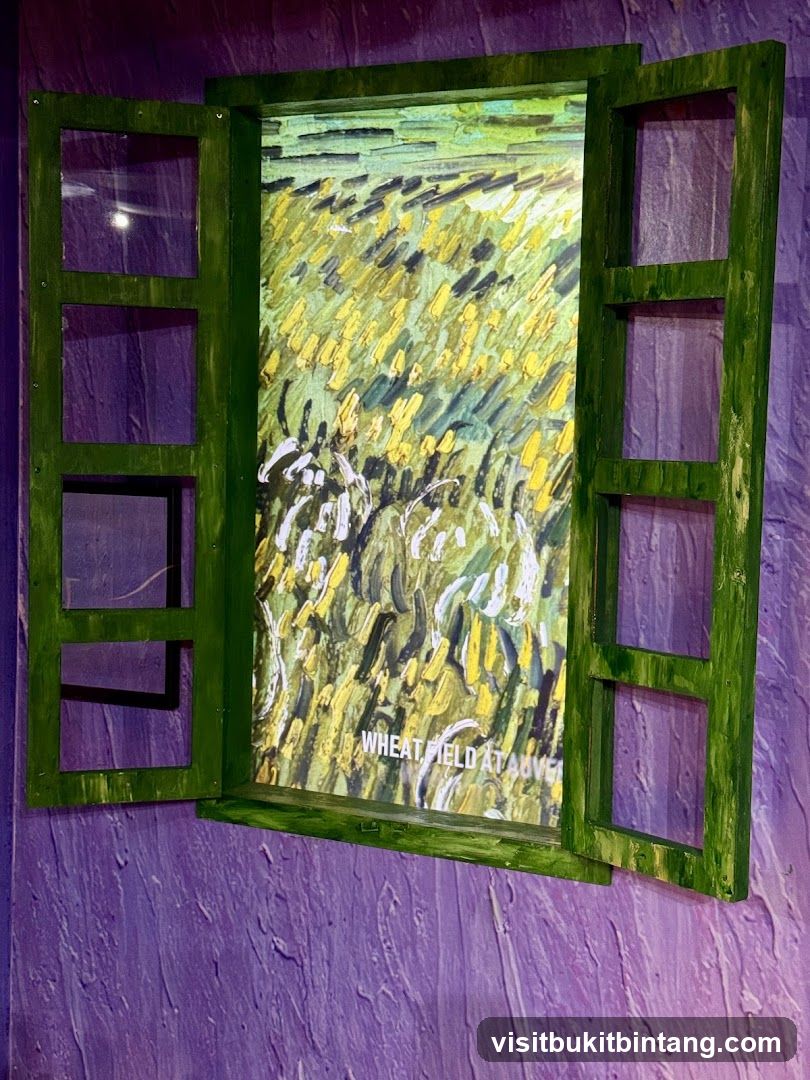 Van Gogh's Wheat Field Display