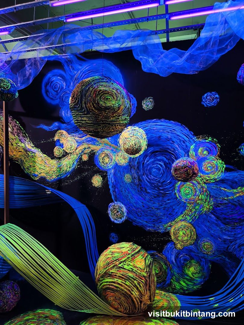 Vibrant Abstract Art Installation