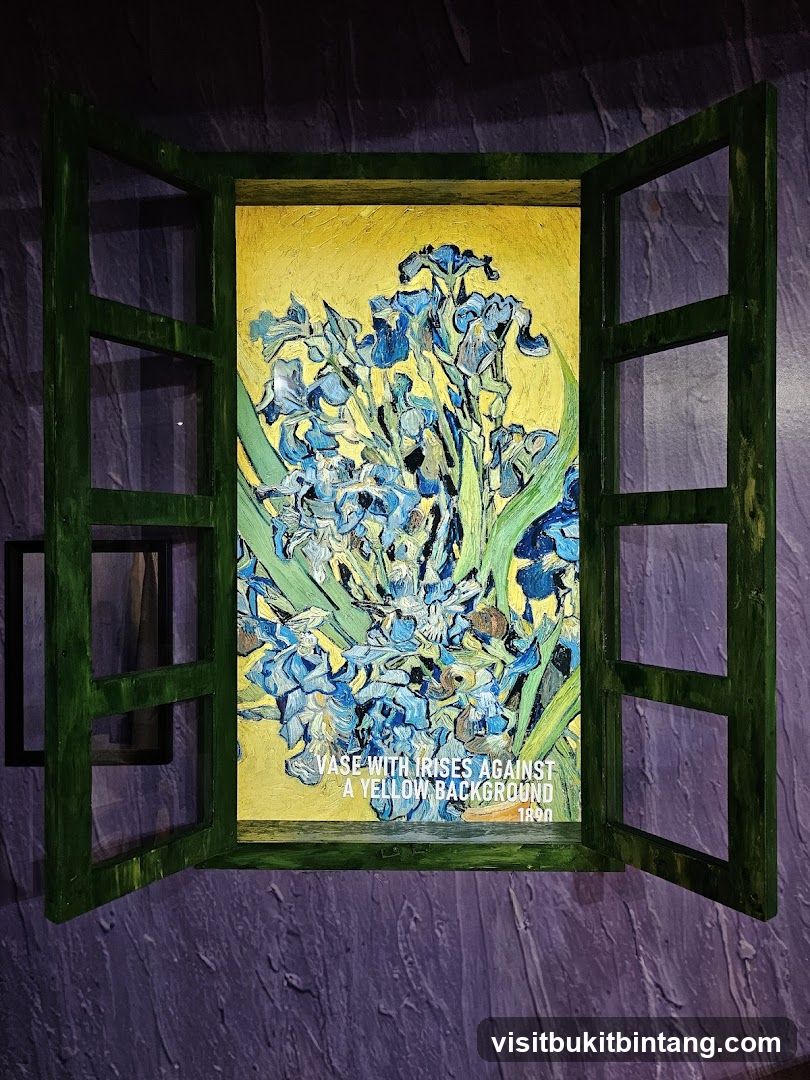 Van Gogh's Irises Display