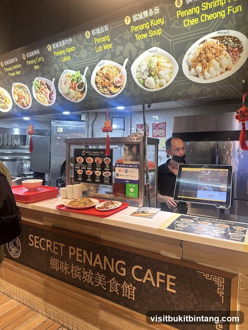 Secret Penang Cafe Counter