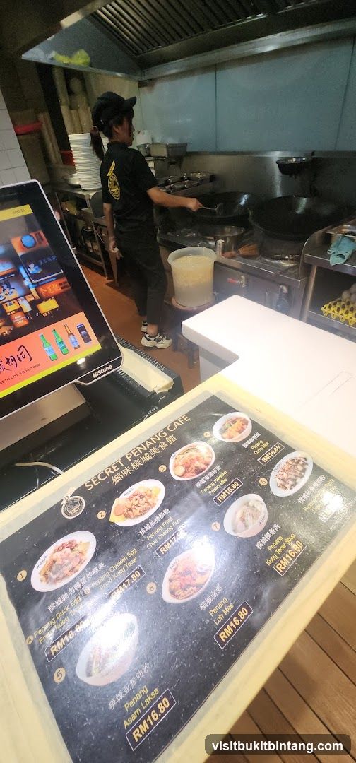 Restaurant Kitchen and Menu