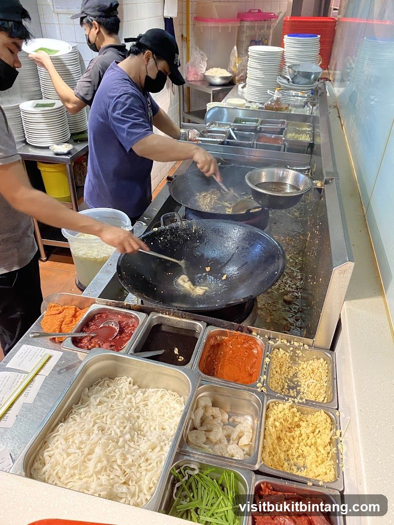 Chefs preparing food in a kitchen