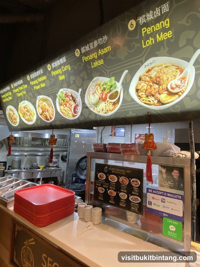 Food Stall Menu