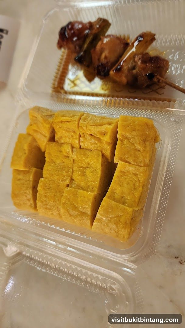 Tamagoyaki and Yakitori Skewers