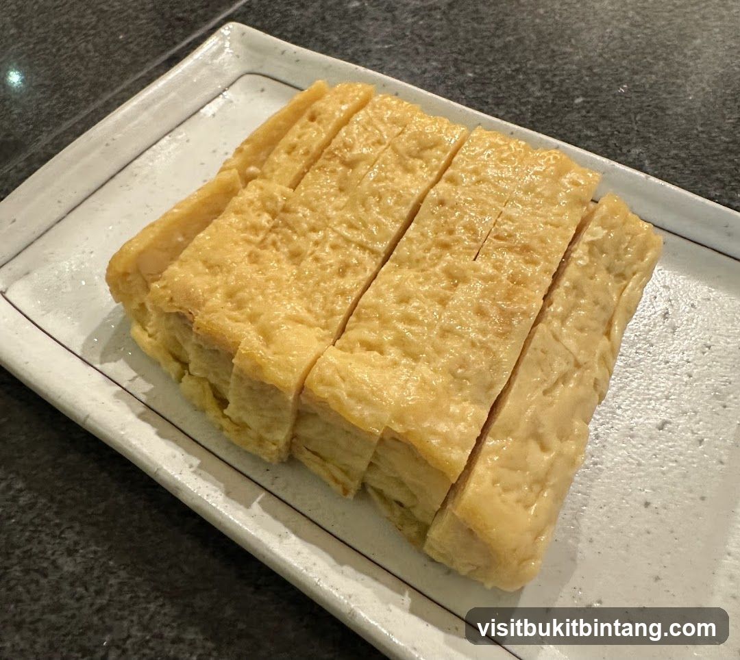 Tamagoyaki on a Plate