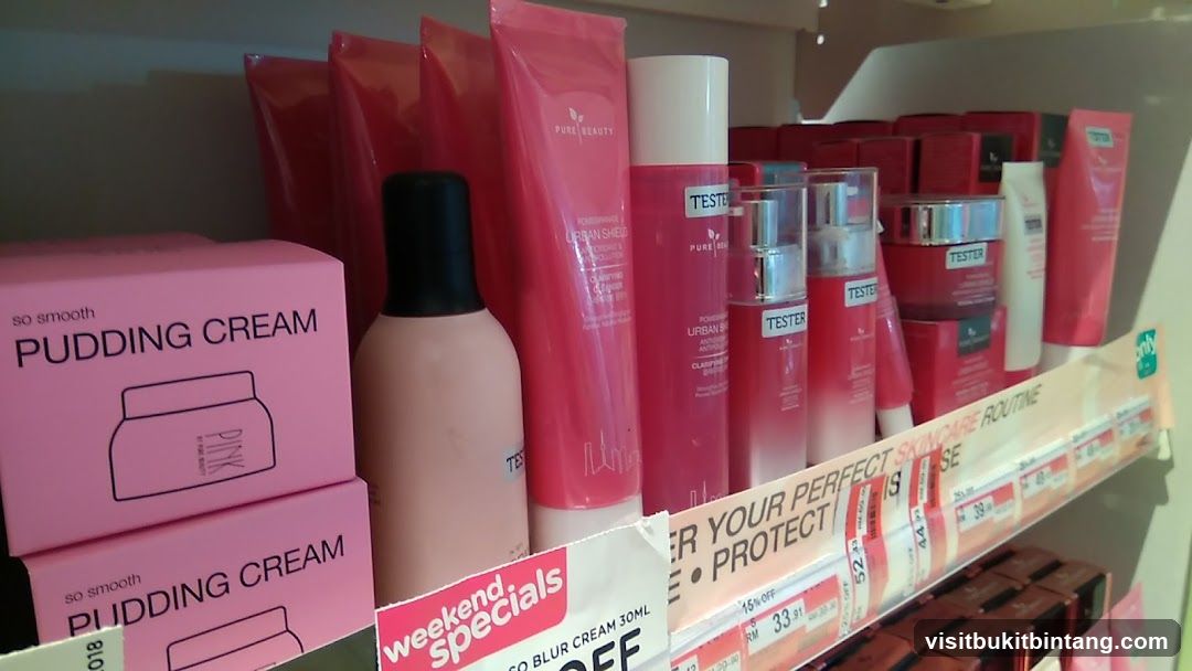 Skincare Products Display