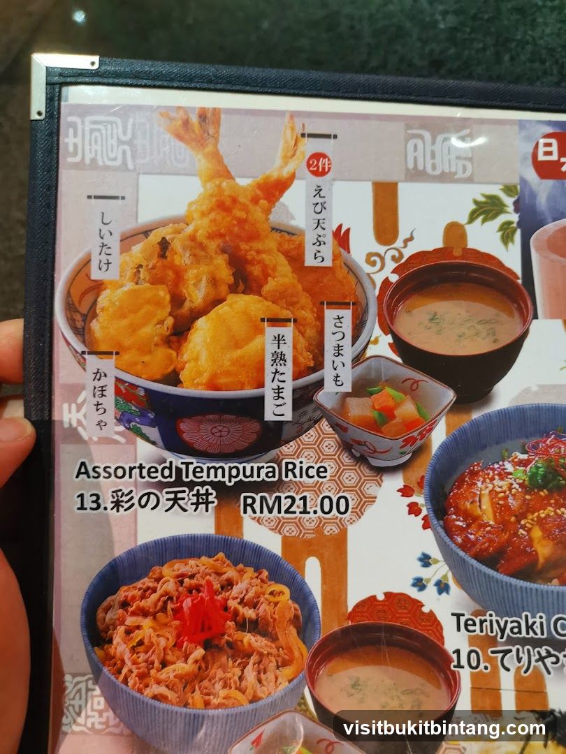 Assorted Tempura Rice