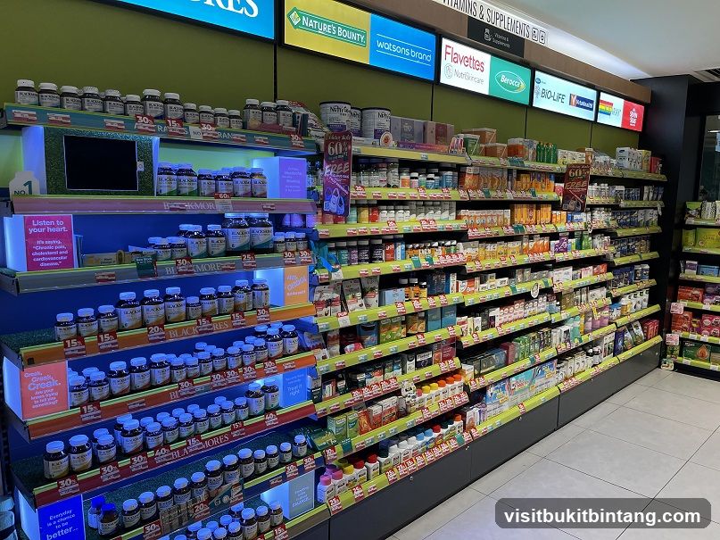 Vitamins and Supplements Aisle