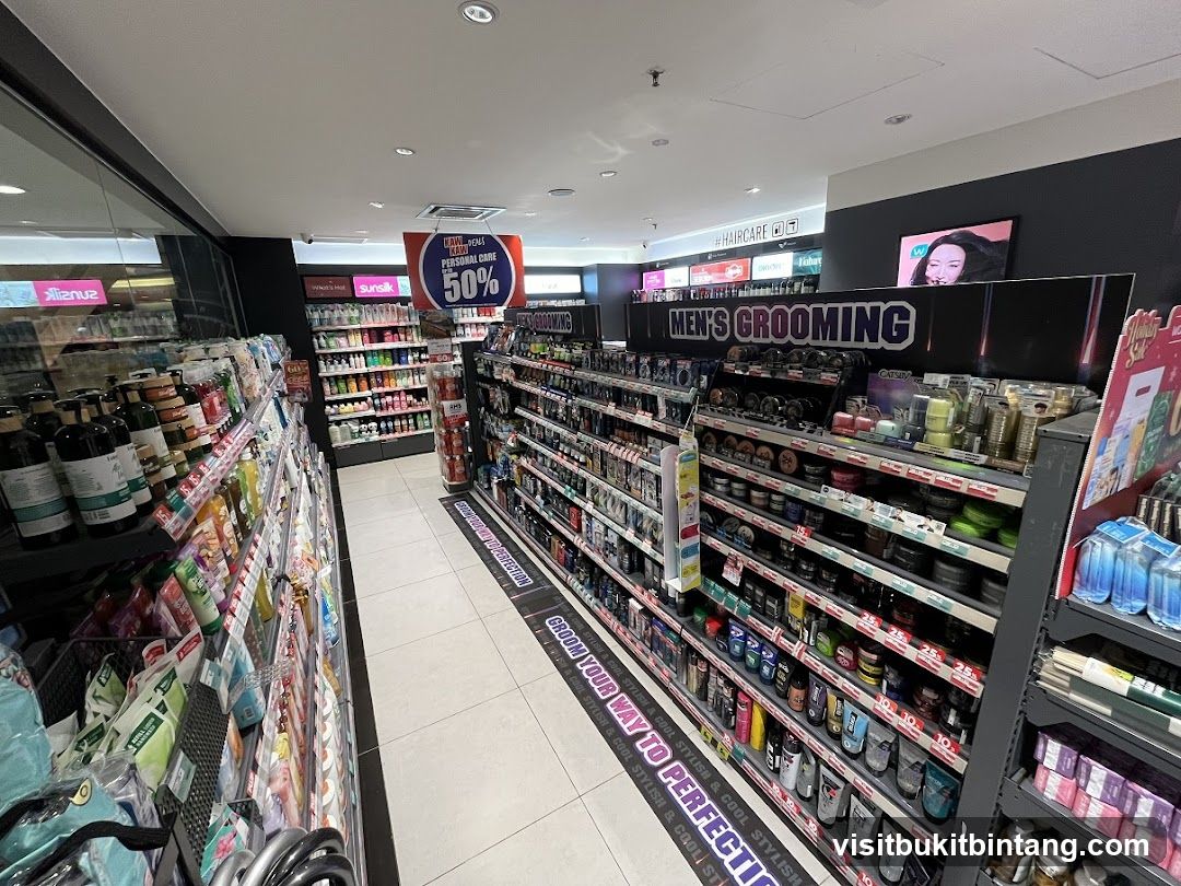 Store Interior with Personal Care Products