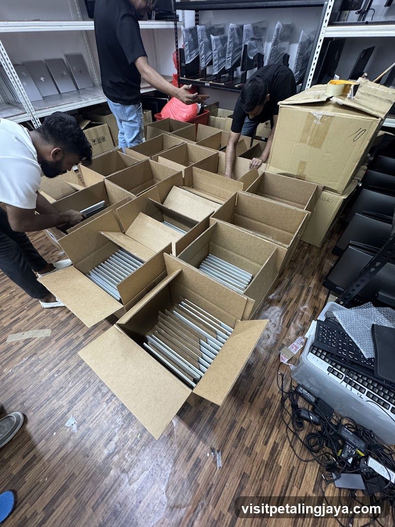 Packaging Area with Staff