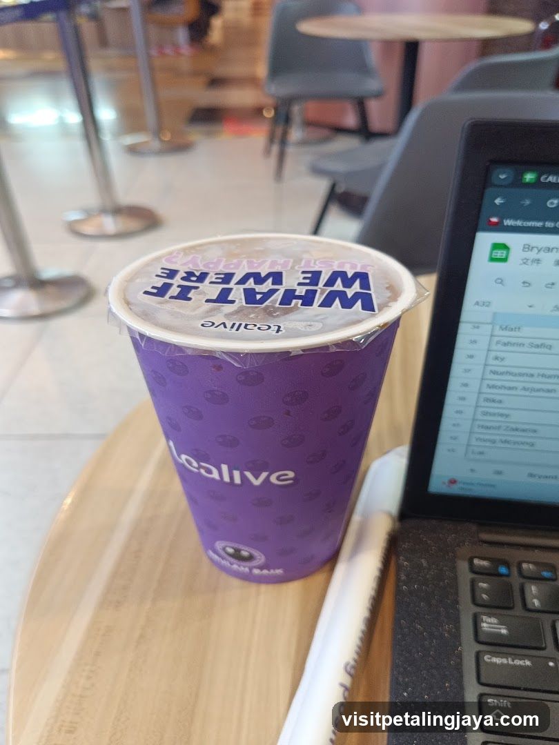 Tealive Cup on Table