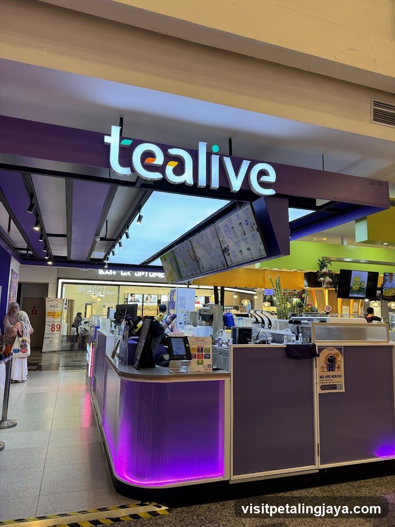 Tealive Store Interior