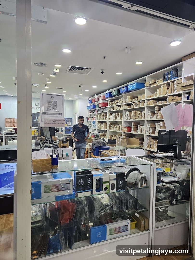 Electronics Store Interior View