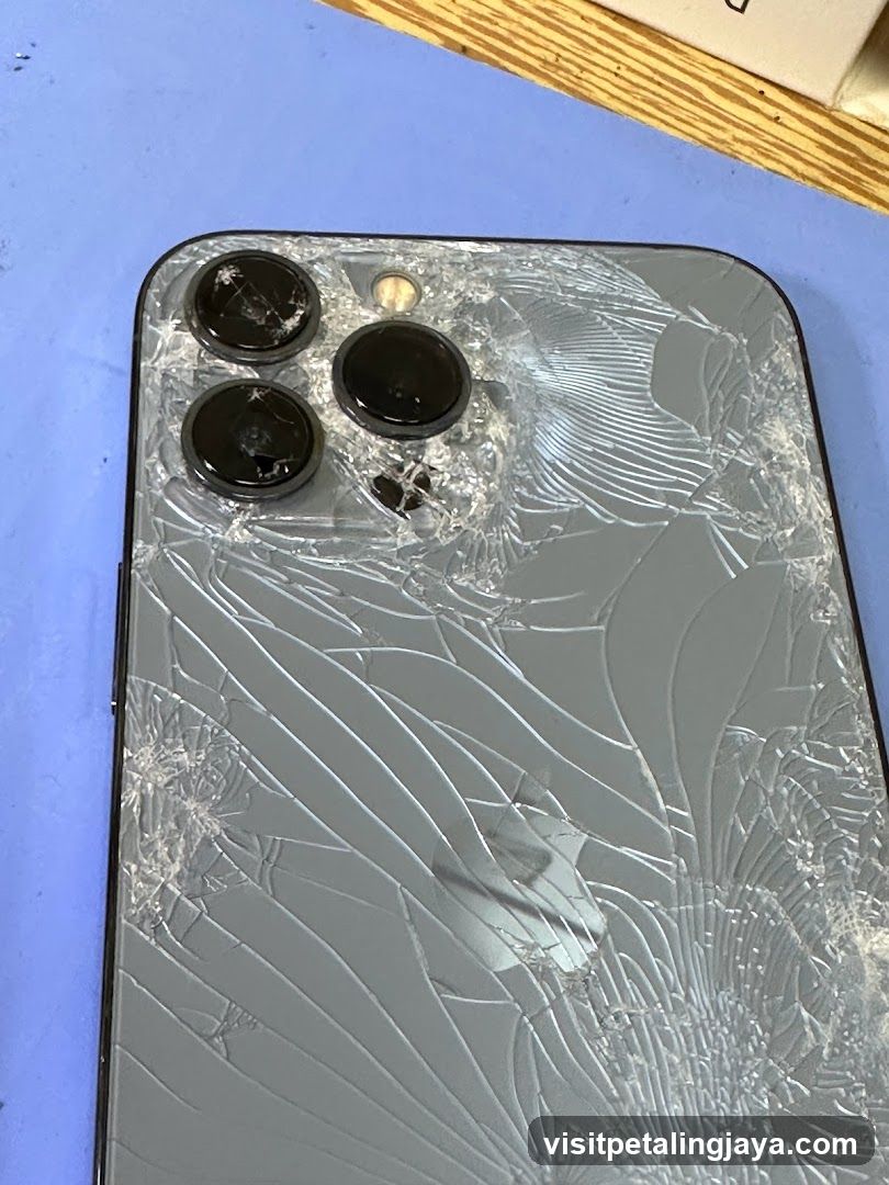 Cracked iPhone Back Cover