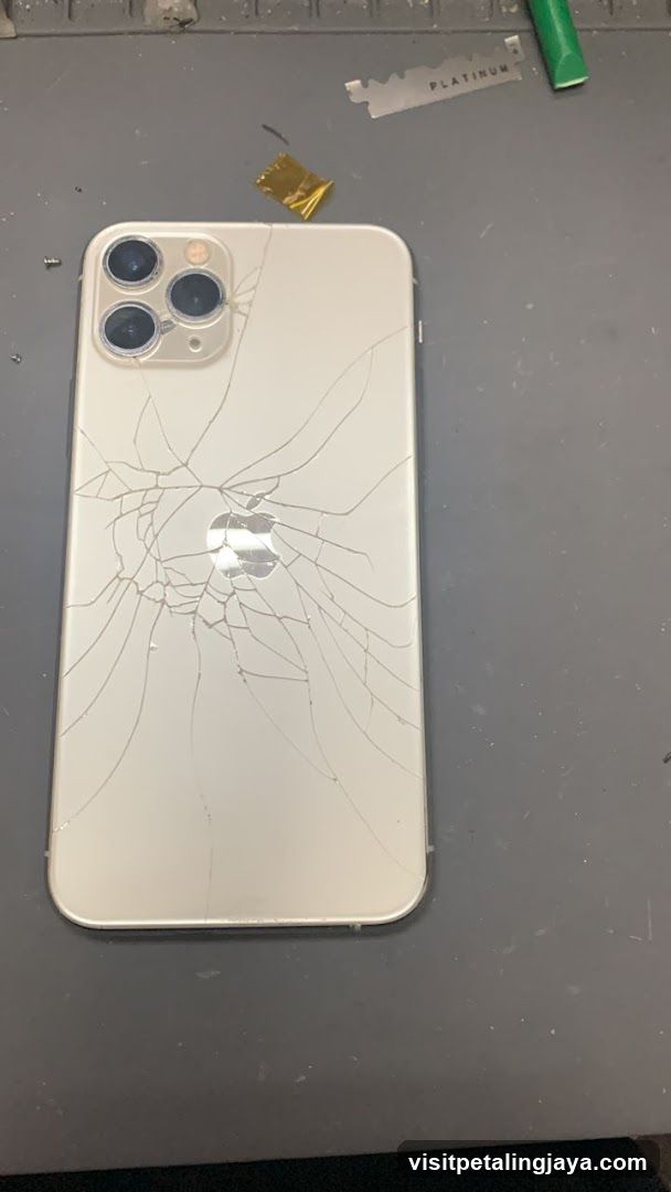 Cracked iPhone Back Cover