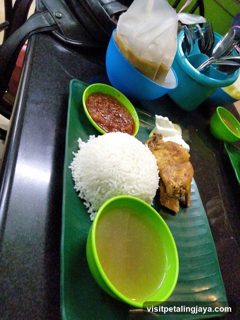 Meal on a tray