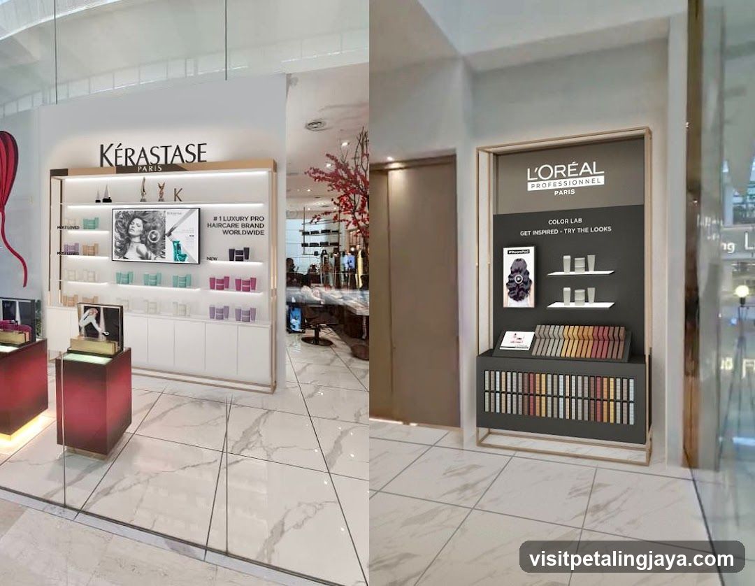 Kérastase and L'Oréal Professional Display Units