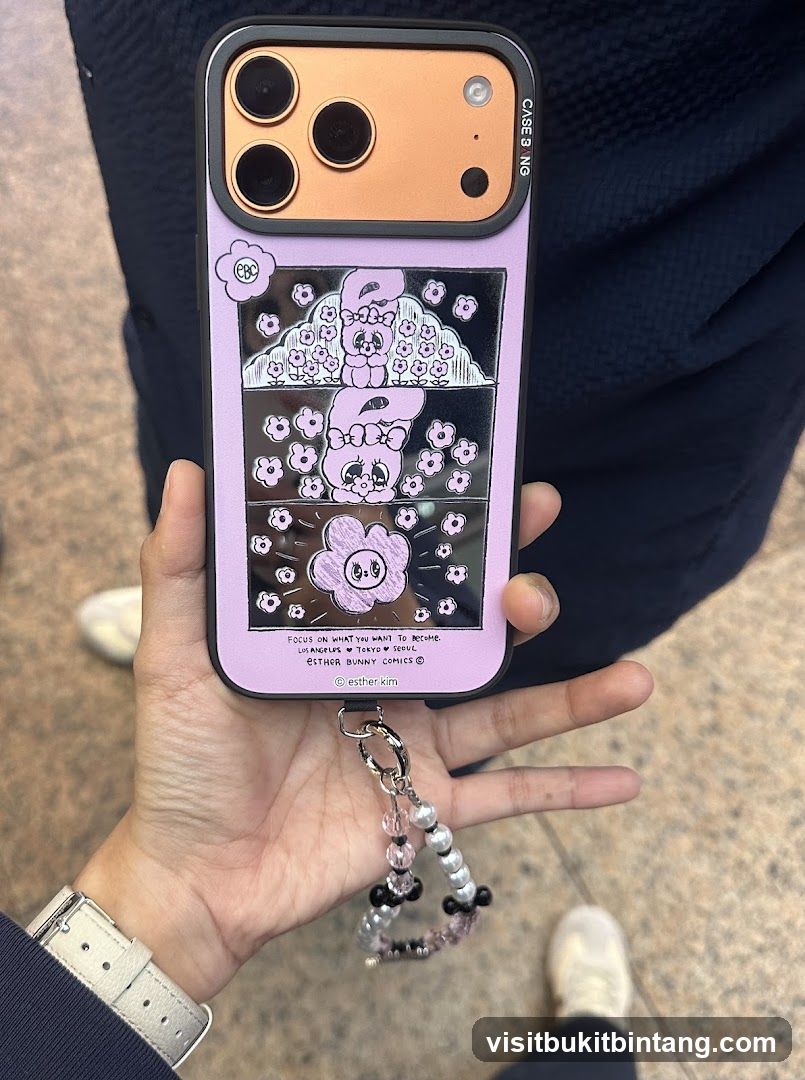 Phone Case with Bunny Design