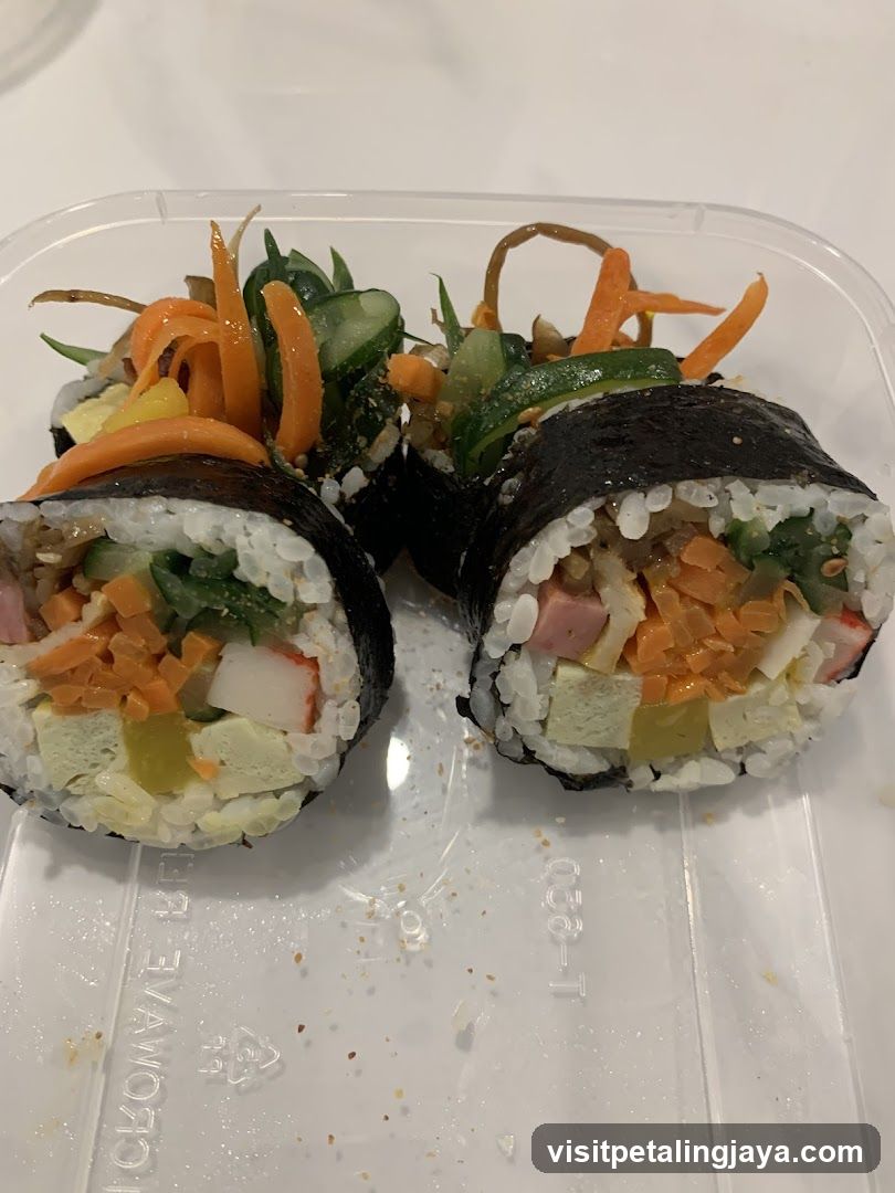 Sushi Rolls in Container