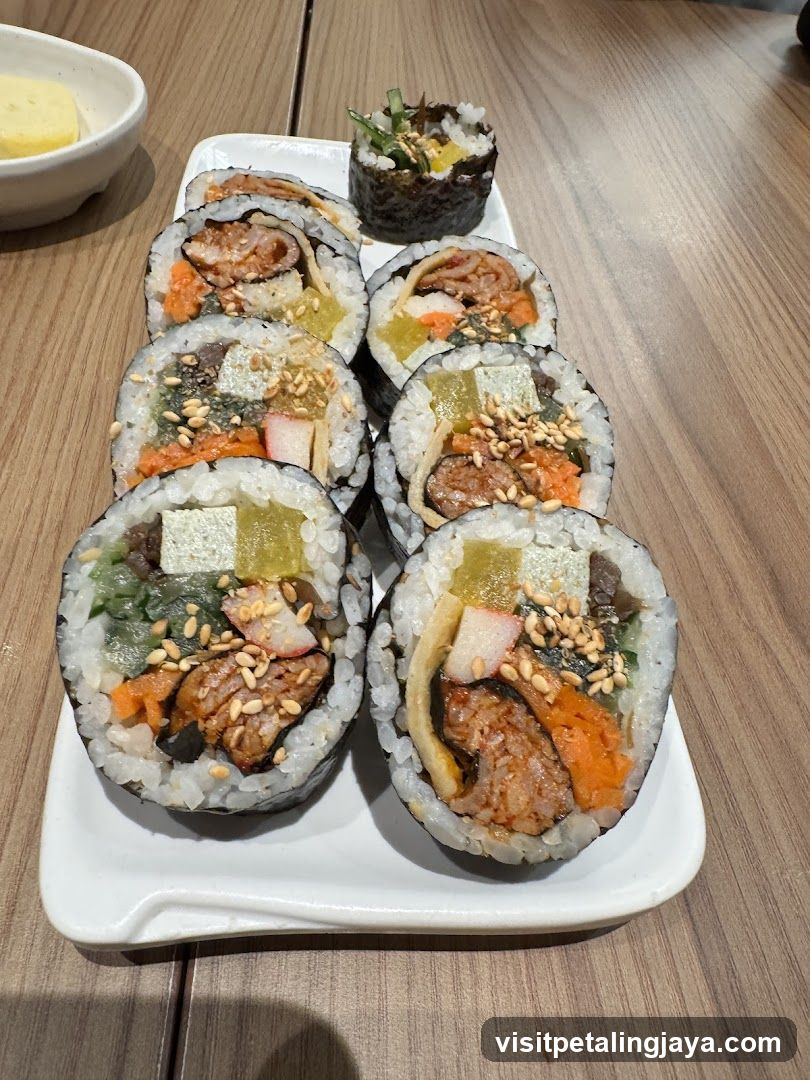 Korean-style Gimbap Rolls