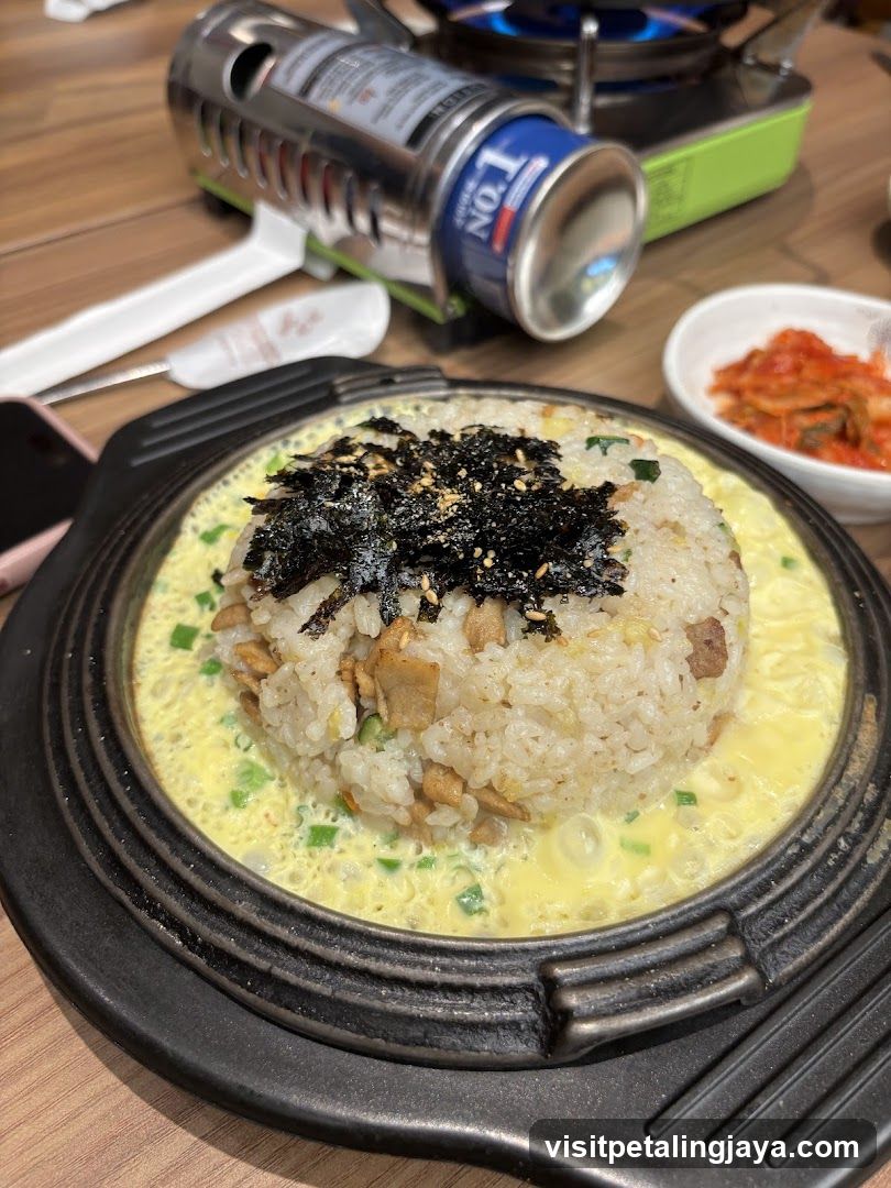 Stove Rice Bowl with Kimchi