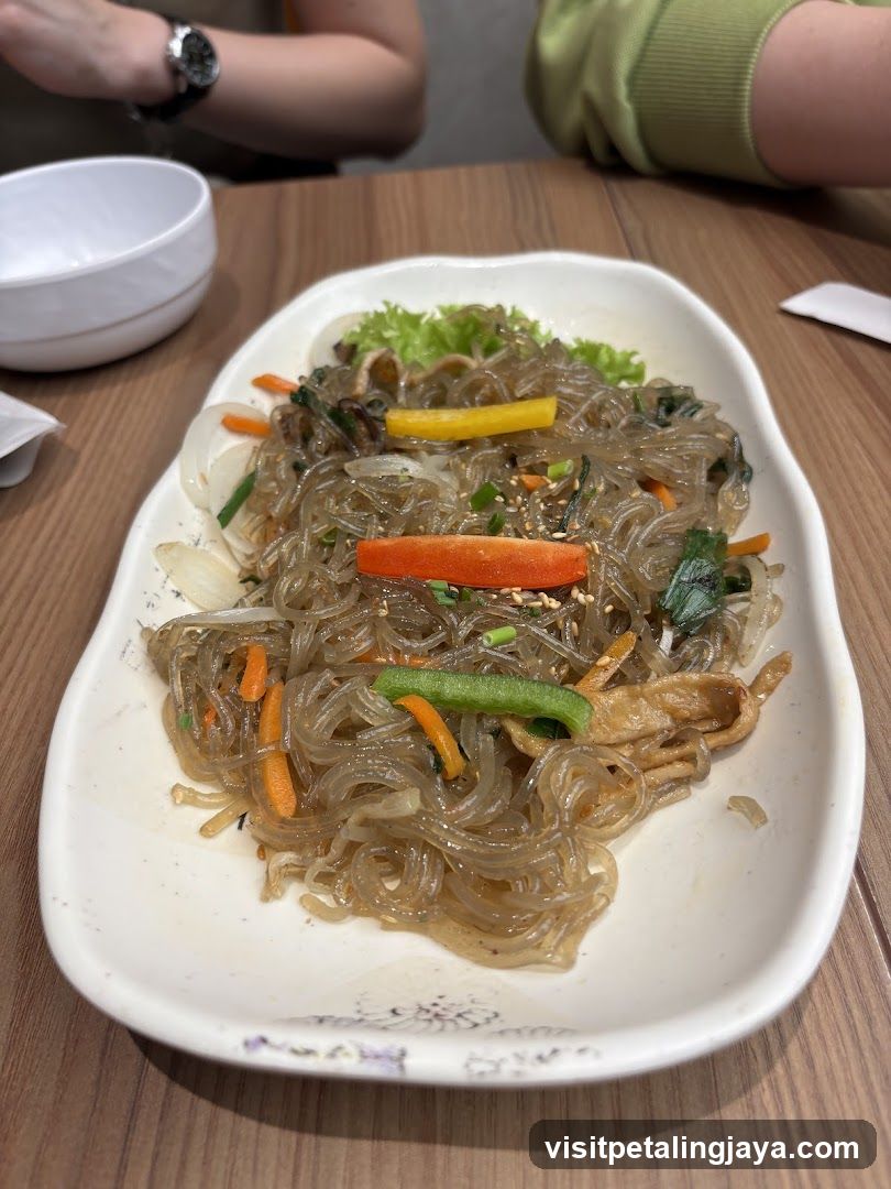 Stir-fried Glass Noodles with Vegetables