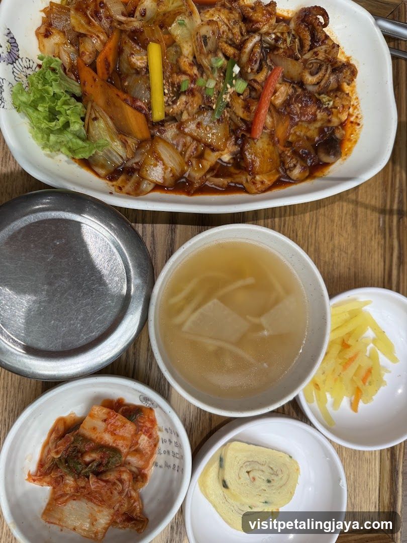 Korean Meal Spread