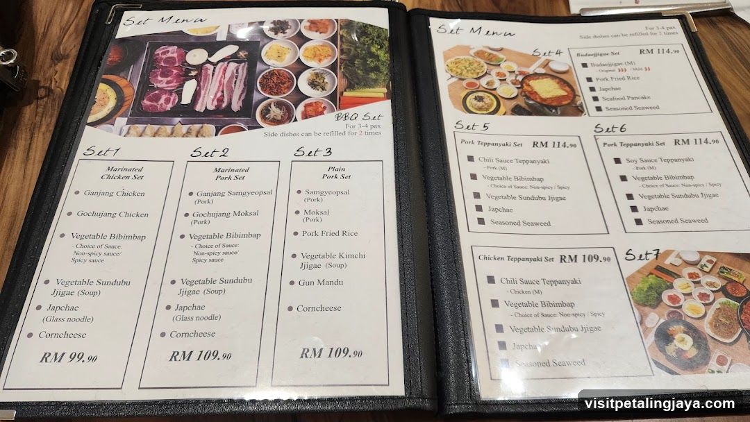 BBQ Set Menu