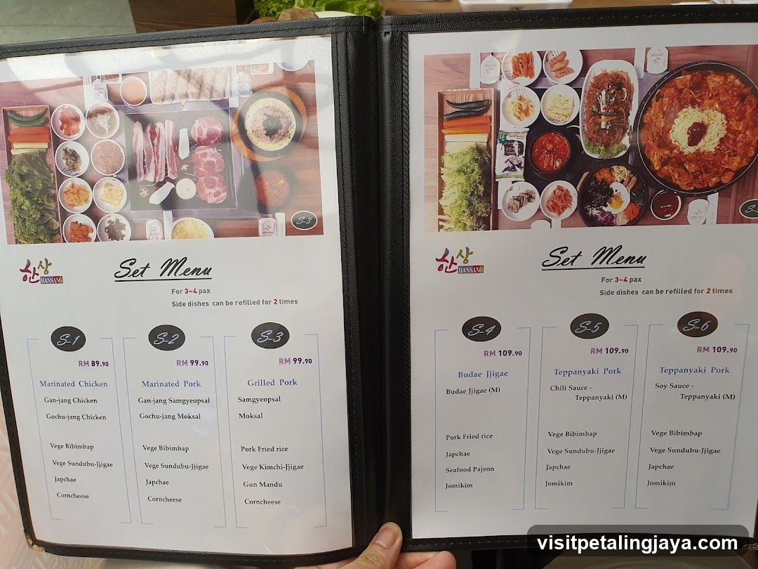Set Menu - Korean Restaurant