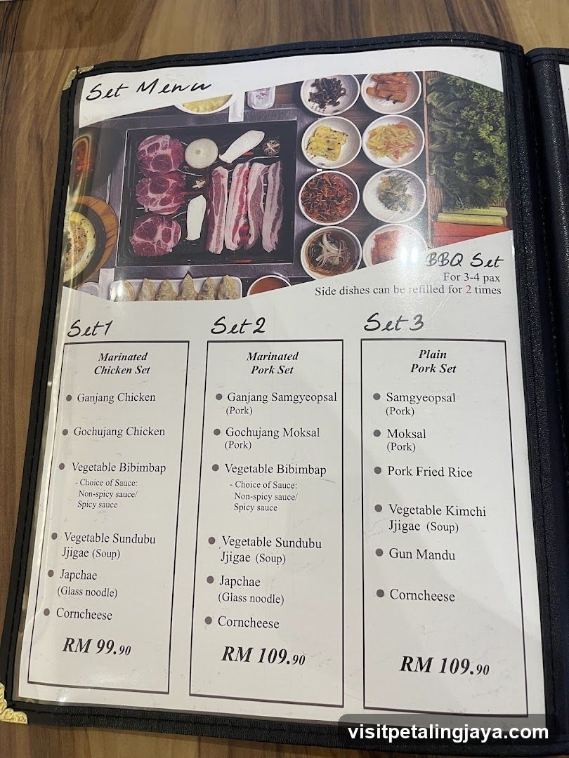 BBQ Set Menu